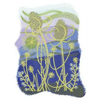 Quiet night embroidery design - Embroidery Design