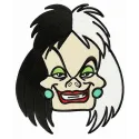 Preview of Cruella de Vil embroidery design featuring her iconic look, perfect for creative stitching projects.