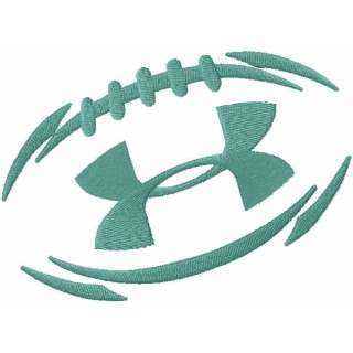 Under armour football logo embroidery design - Embroidery Design