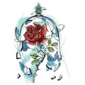 Preview of the Rose Breaks Dome embroidery design featuring intricate floral details for creative stitching projects.