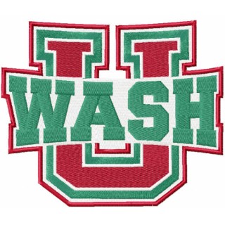 Washington University Bears embroidery design - Embroidery Design