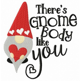 Gnome body like you embroidery design - Embroidery Design
