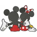 Mickey all for you embroidery design featuring a playful Mickey Mouse motif for creative stitching projects.