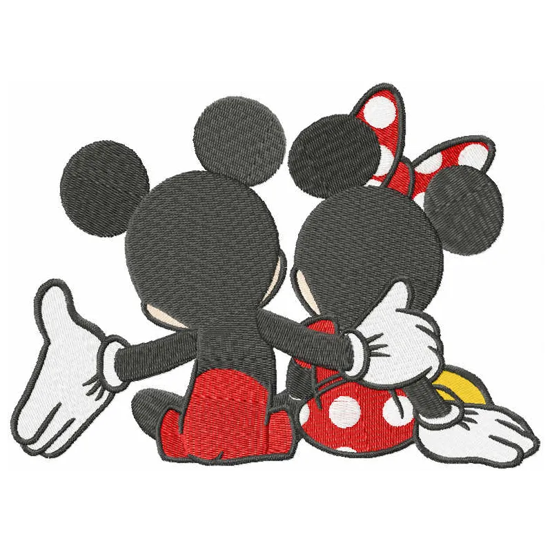Mickey all for you embroidery design featuring a playful Mickey Mouse motif for creative stitching projects.