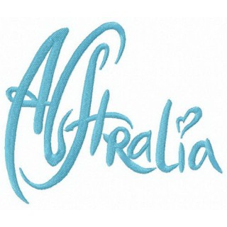 Australia embroidery design - Embroidery Design