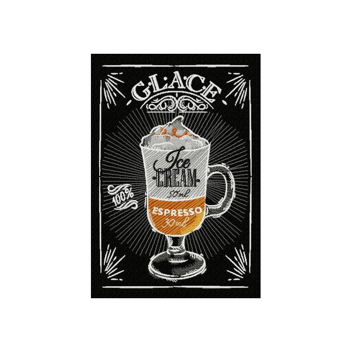 Glace recipe embroidery design - Embroidery Design