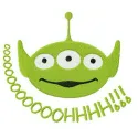 Little Green Man oooohhh embroidery design featuring a playful alien motif inspired by Toy Story.