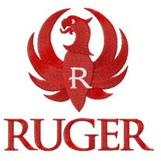 Ruger logo embroidery design - Embroidery Design