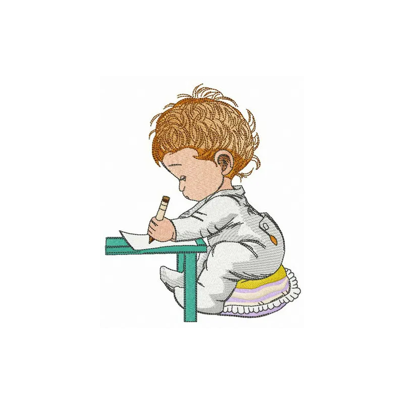 Letter to Santa embroidery design showcasing a festive pattern for baby garments and accessories.