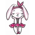 Bunny dreams embroidery design preview showcasing a whimsical bunny motif for creative stitching projects.