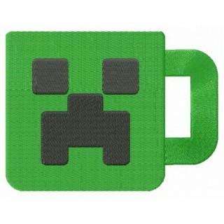 Creeper cup embroidery design - Embroidery Design