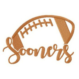 Oklahoma Sooners fan logo embroidery design - Embroidery Design