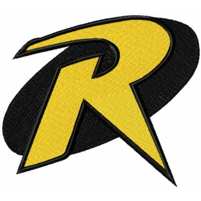 Boy Wonder logo embroidery design preview showcasing a vibrant stitched motif for creative projects.