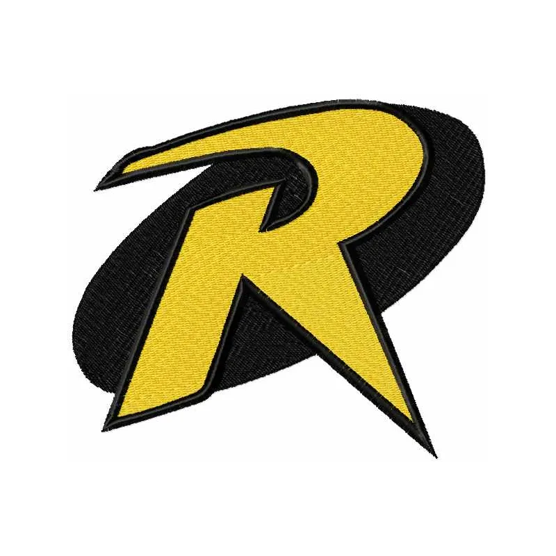 Boy Wonder logo embroidery design preview showcasing a vibrant stitched motif for creative projects.