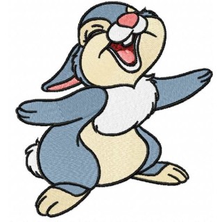 Thumper happy 2 embroidery design - Embroidery Design