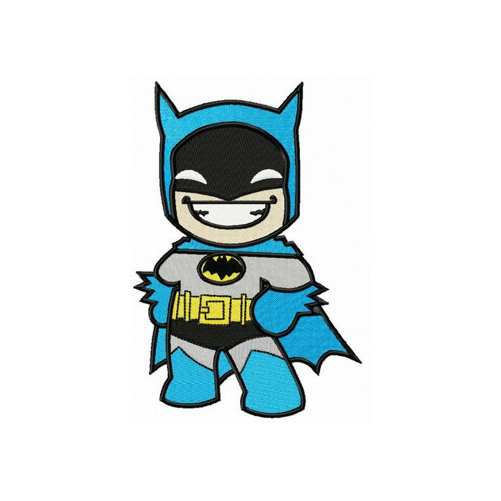 Very happy Batman embroidery design - Embroidery Design