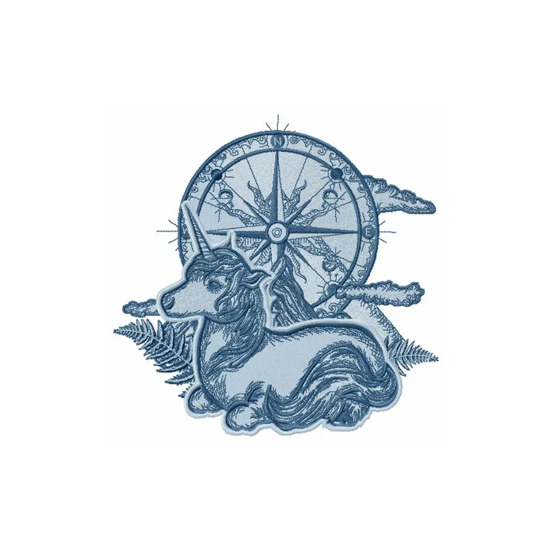 Preview of a searching for unicorn embroidery design showcasing a whimsical unicorn motif for creative stitching projects.