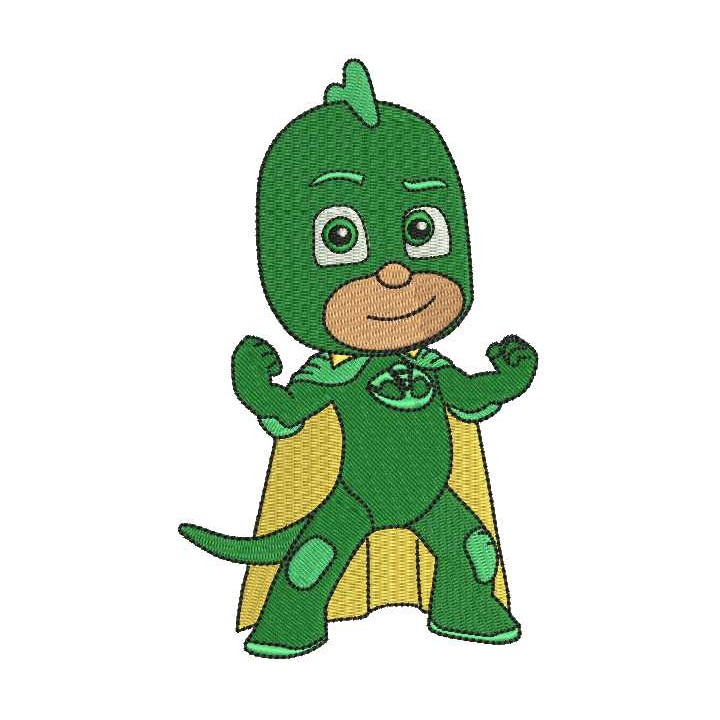 Gekko 3 embroidery design - Embroidery Design