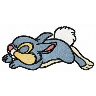 Thumper sleeps embroidery design - Embroidery Design