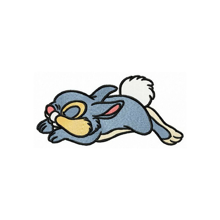 Thumper sleeps embroidery design - Embroidery Design