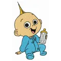 Jack-Jack Parr at home embroidery design featuring a playful motif, perfect for stitching on t-shirts or hoodies.