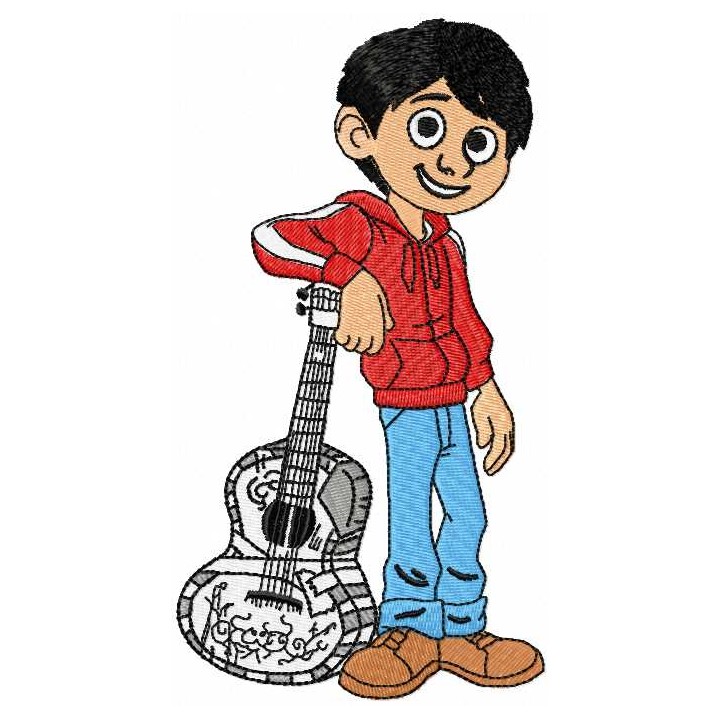 Miguel embroidery design - Embroidery Design