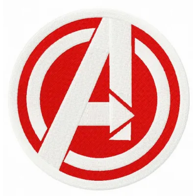 Avengers bright logo embroidery design