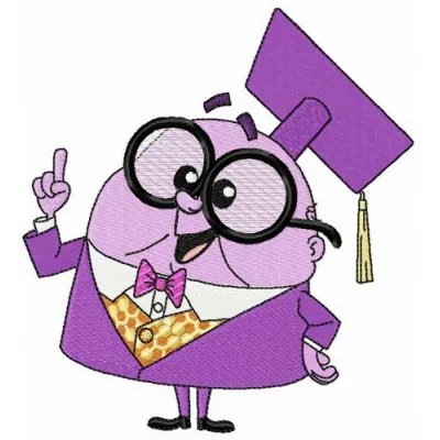 KnowsMore embroidery design inspired by Wreck-It Ralph, showcasing detailed stitching patterns for creative projects.