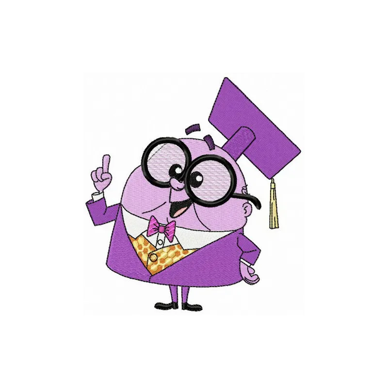 KnowsMore embroidery design inspired by Wreck-It Ralph, showcasing detailed stitching patterns for creative projects.