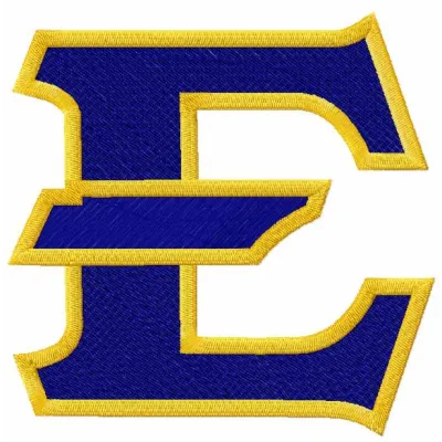 ETSU Buccaneers primary logo embroidery design for college sports, showcasing a vibrant stitched motif.