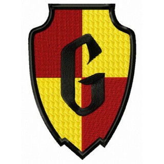 G magic badge embroidery design - Embroidery Design