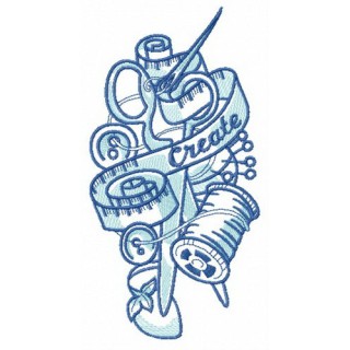 Tailor's mix embroidery design - Embroidery Design