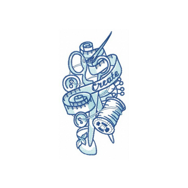 Tailor's mix embroidery design - Embroidery Design