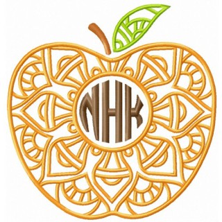 NHK apple embroidery design - Embroidery Design