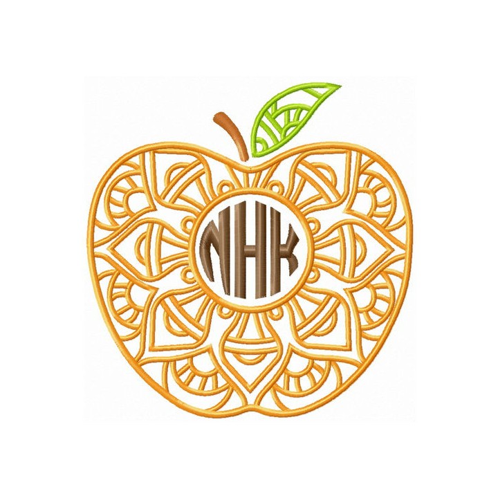 NHK apple embroidery design - Embroidery Design
