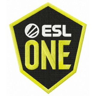ESL One logo embroidery design - Embroidery Design