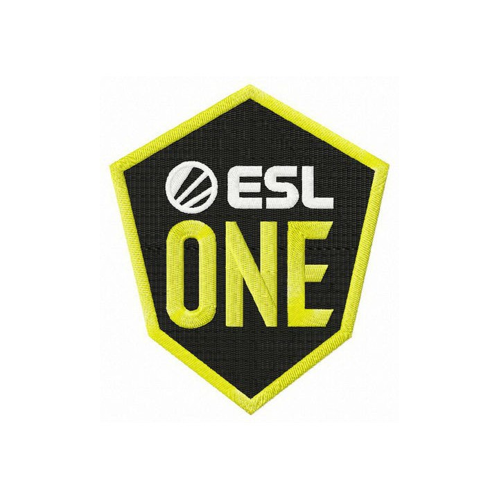 ESL One logo embroidery design - Embroidery Design