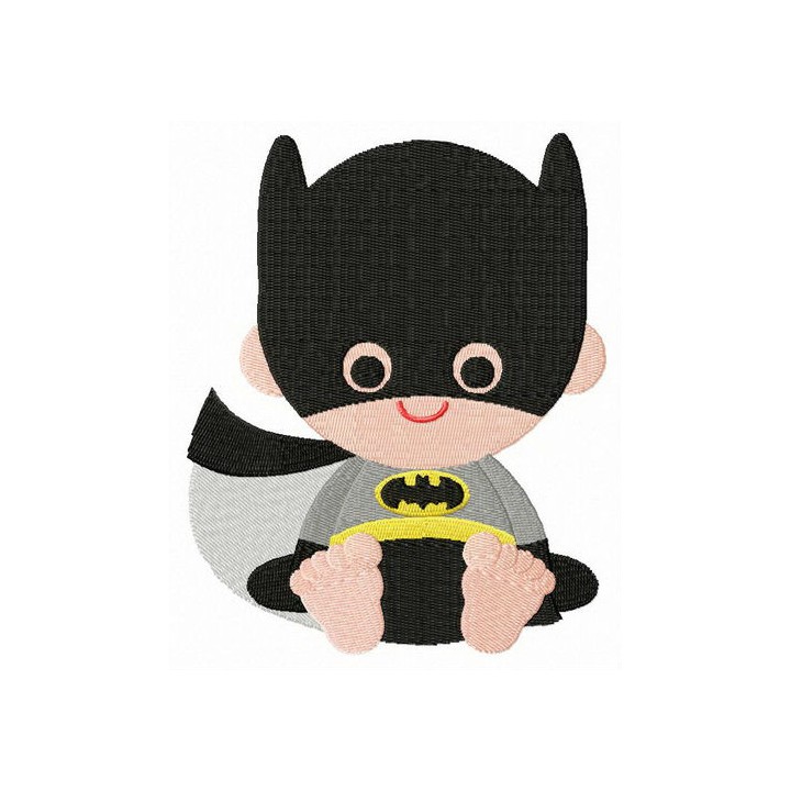 Toddler Batman embroidery design - Embroidery Design