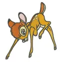 Preview of the Careful Bambi embroidery design featuring a charming woodland character for creative stitching projects.
