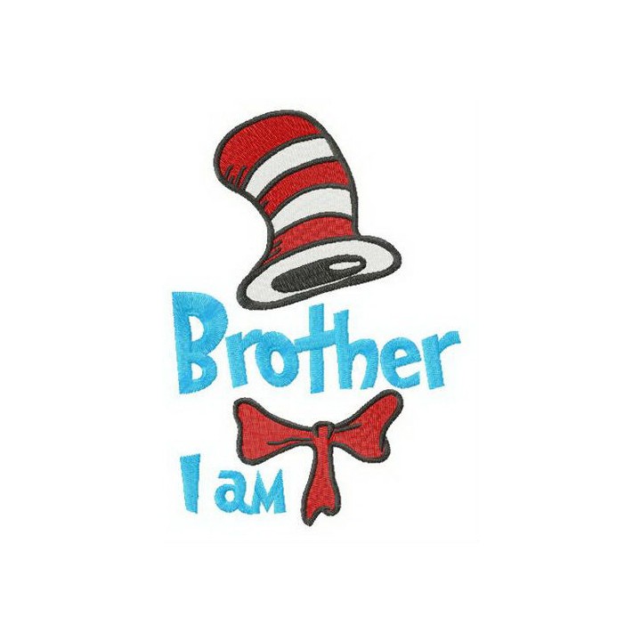 Brother I am embroidery design - Embroidery Design