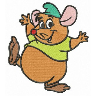 Mouse Gus embroidery design - Embroidery Design