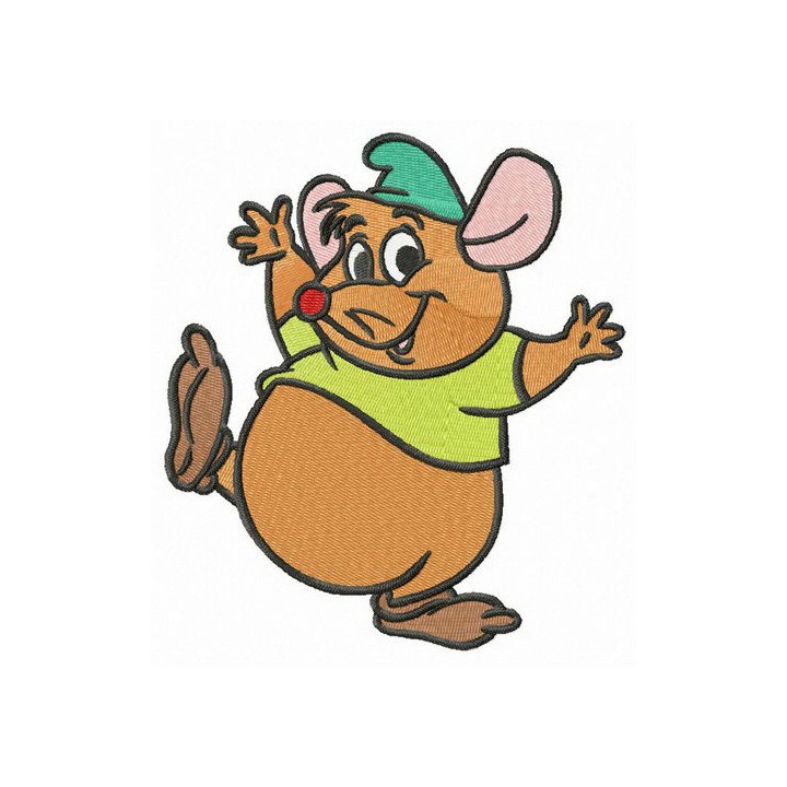 Mouse Gus embroidery design - Embroidery Design
