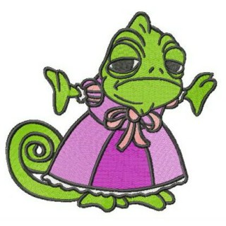Princess Pascal embroidery design - Embroidery Design
