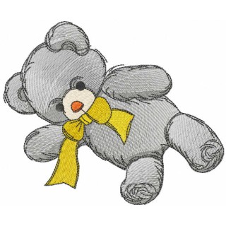 Teddy toy embroidery design - Embroidery Design