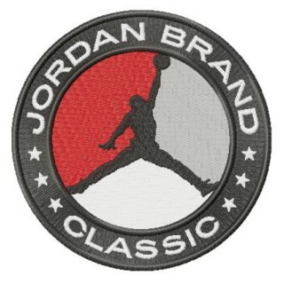 Jordan Brand Classic logo embroidery design - Embroidery Design