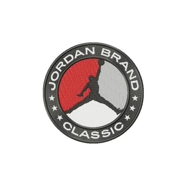 Jordan Brand Classic logo embroidery design - Embroidery Design