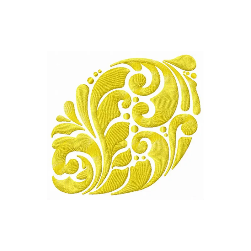Lemon embroidery design featuring a vibrant lemon motif, perfect for stitching on kitchen towels and tote bags.