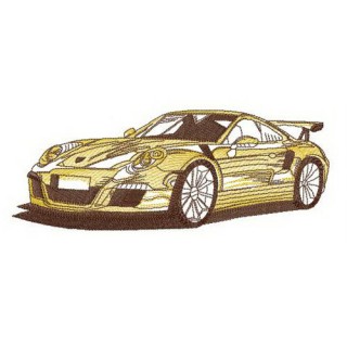 Racing car embroidery design - Embroidery Design