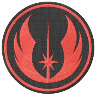 Jedi Order logo embroidery design - Embroidery Design