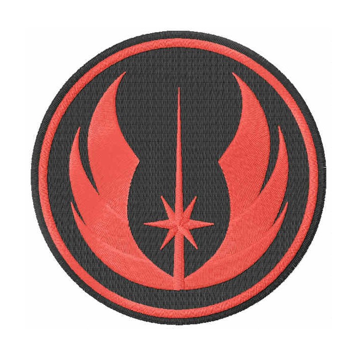 Jedi Order logo embroidery design - Embroidery Design